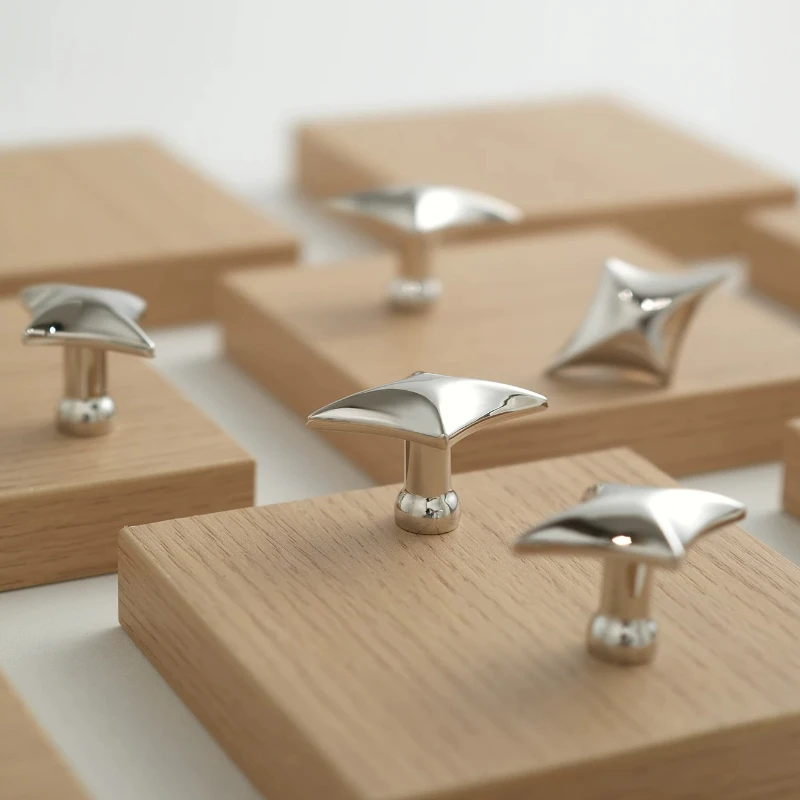 Unique Furniture Hardware Pulls - クリエイティブなアンティークワードローブプル、ユニークなキッチンキャビネットハンドル、星型の引き出しノブ、亜鉛合金製の食器棚家具金具