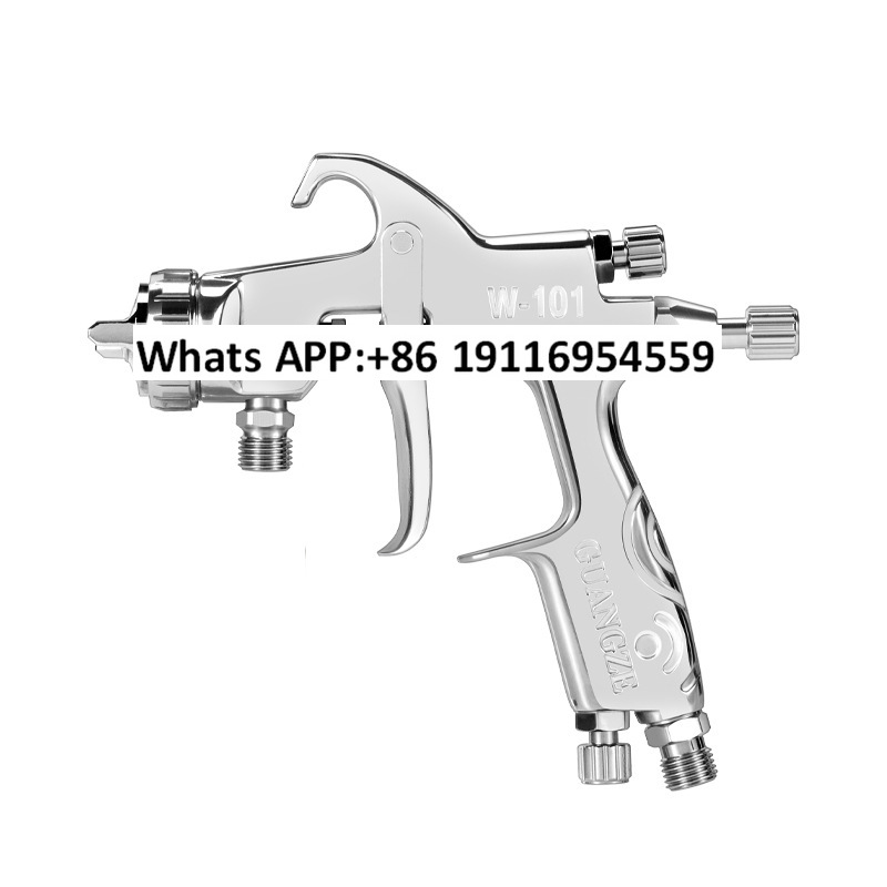 Furniture Hardware Paint - W-101 スプレーペイントガン、家具金物、自動車板金上部および下部ポット、手動トップコートスプレーガン