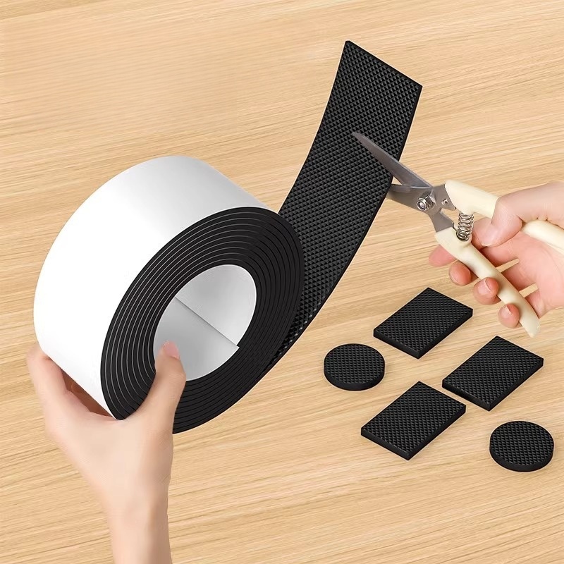 Furniture Hardware Brackets - 2 メートルの椅子脚フロアプロテクター、テーブルフットカバー、静音耐摩耗性家具脚キャップ、滑り止めスツール足パッド、ロールタイプ