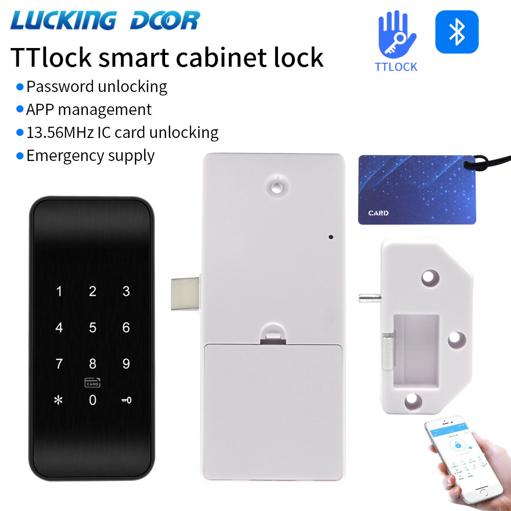 Furniture Hardware Brackets - 指紋付き引き出しロック,rfid家具ロック,bleキャビネットロッカー,USB充電アプリケーション,スパ,スイミングプール,ジム,ttlock,13.56mhz