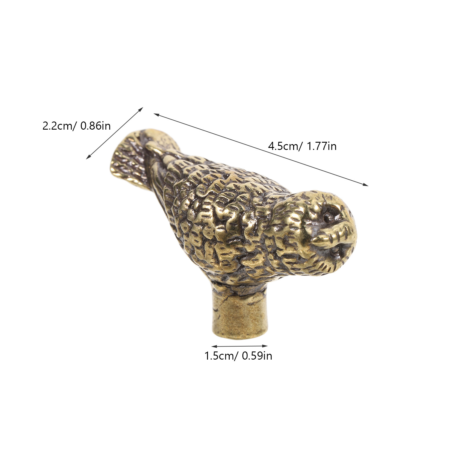 2個セット ヴィンテージ真鍮製フクロウ型キャビネットドアノブ - Unique Furniture Hardware Pulls のレビューと価格