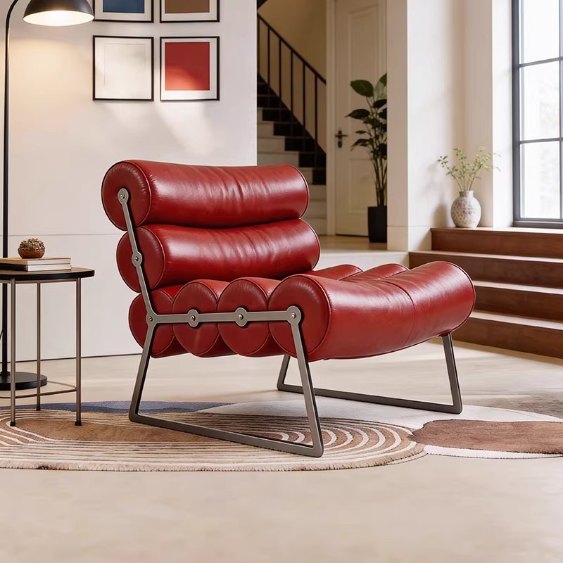 イタリアのミニマリストローラーチェア、バーガンディソファ、シ - Furniture Hardware Store のレビューと価格
