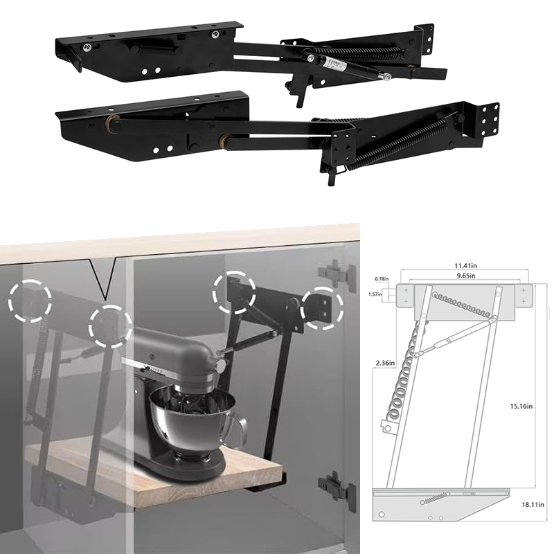 家具昇降ブラケット金具、コーヒーテーブル用隠し昇降機構、機能 - Furniture Hardware Brackets のレビューと価格