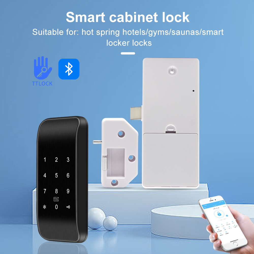 指紋付き引き出しロック,rfid家具ロック,bleキャビネッ - Furniture Hardware Brackets のレビューと価格