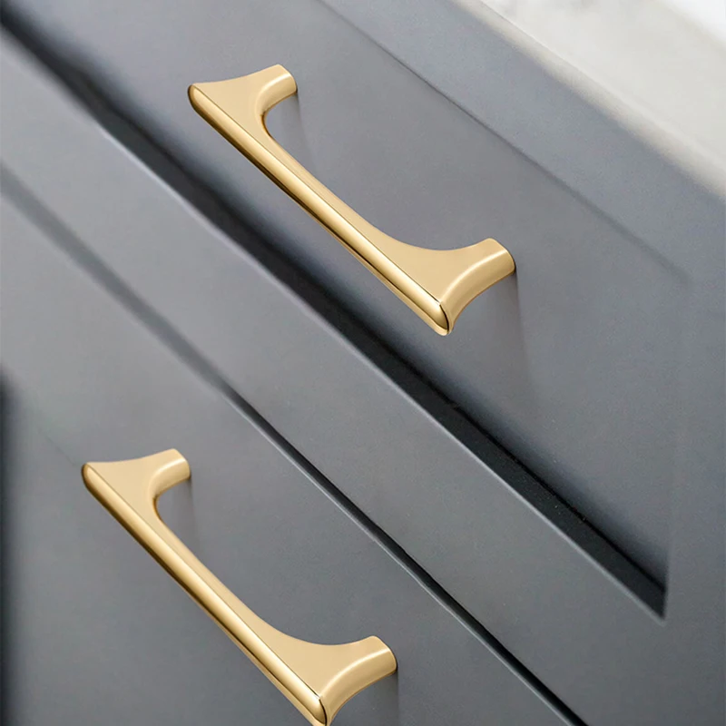YMゴールドキッチンキャビネットハンドル ブラック寝室用引き - Furniture Hardware Store のレビューと価格
