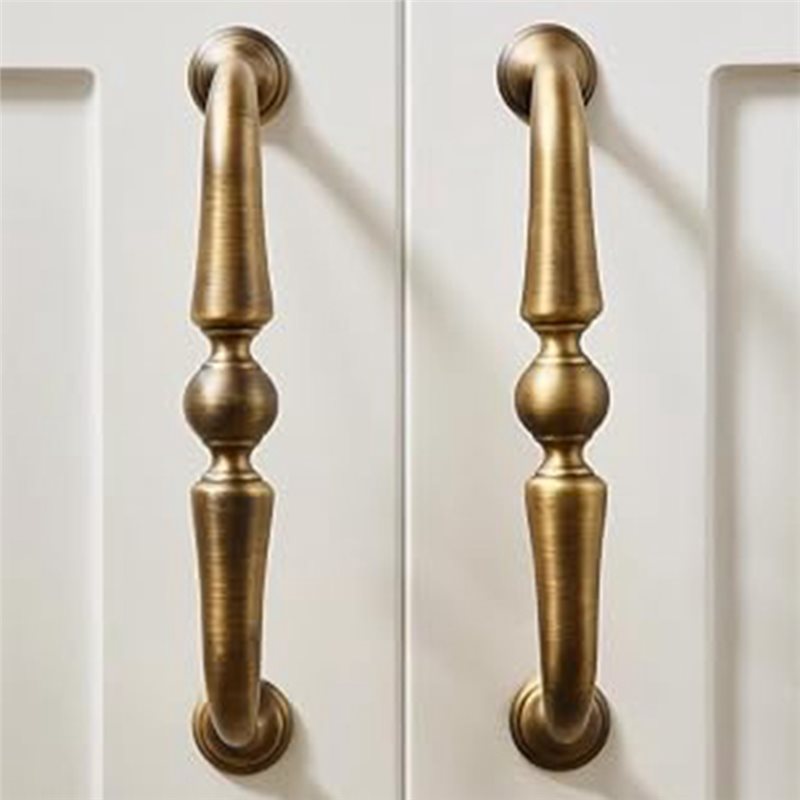 DTEN-真鍮製キャビネットプルハンドル、ヴィンテージスタイ - Furniture Hardware Paint のレビューと価格
